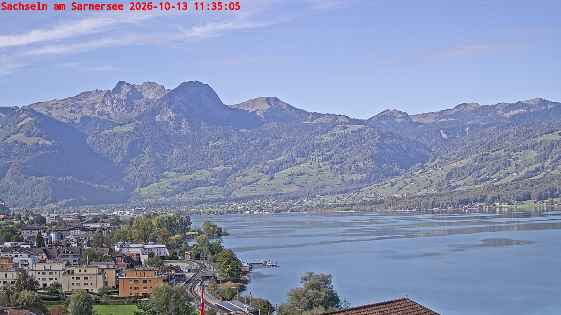 Sachseln › Südwesten: Banc au bord du Lac de Sarnen - Höch Gumme