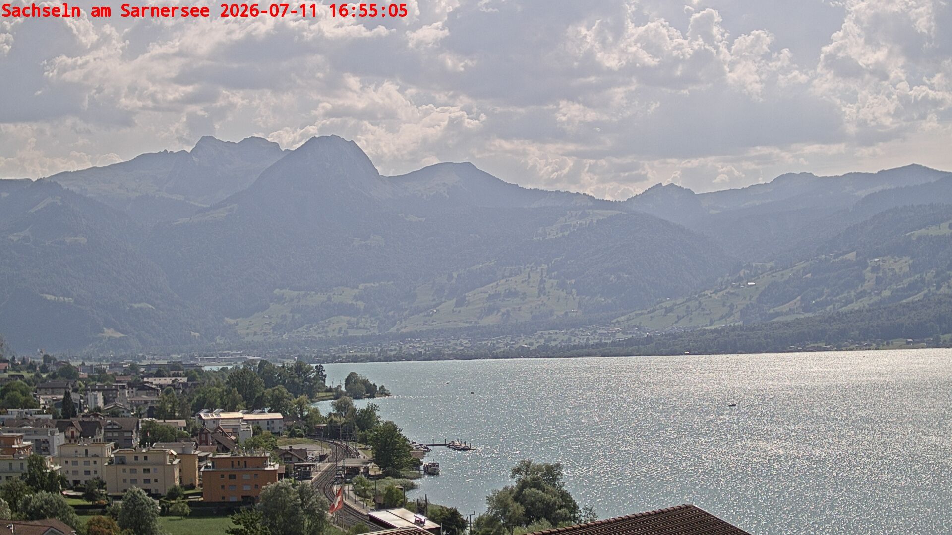 Sachseln › Südwesten: Banc au bord du Lac de Sarnen - Höch Gumme