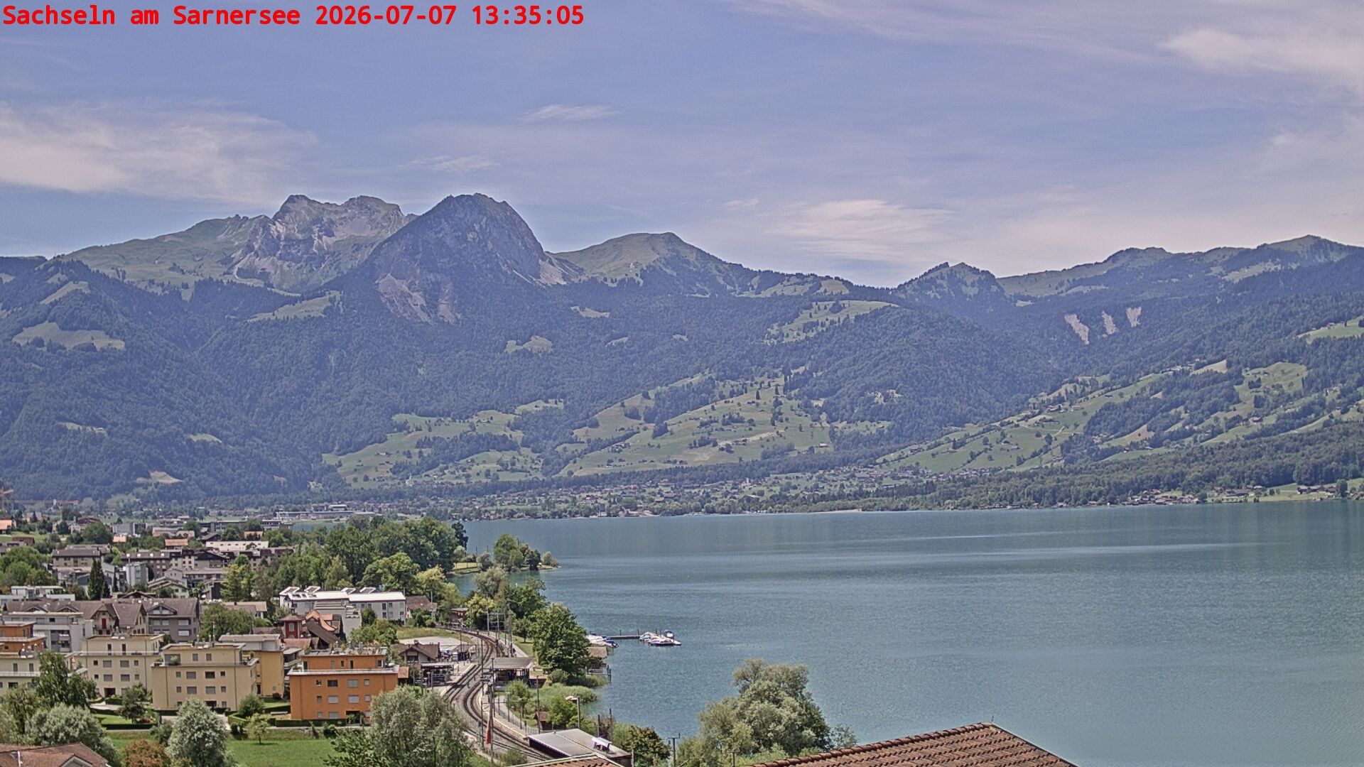 Sachseln › Südwesten: Banc au bord du Lac de Sarnen - Höch Gumme