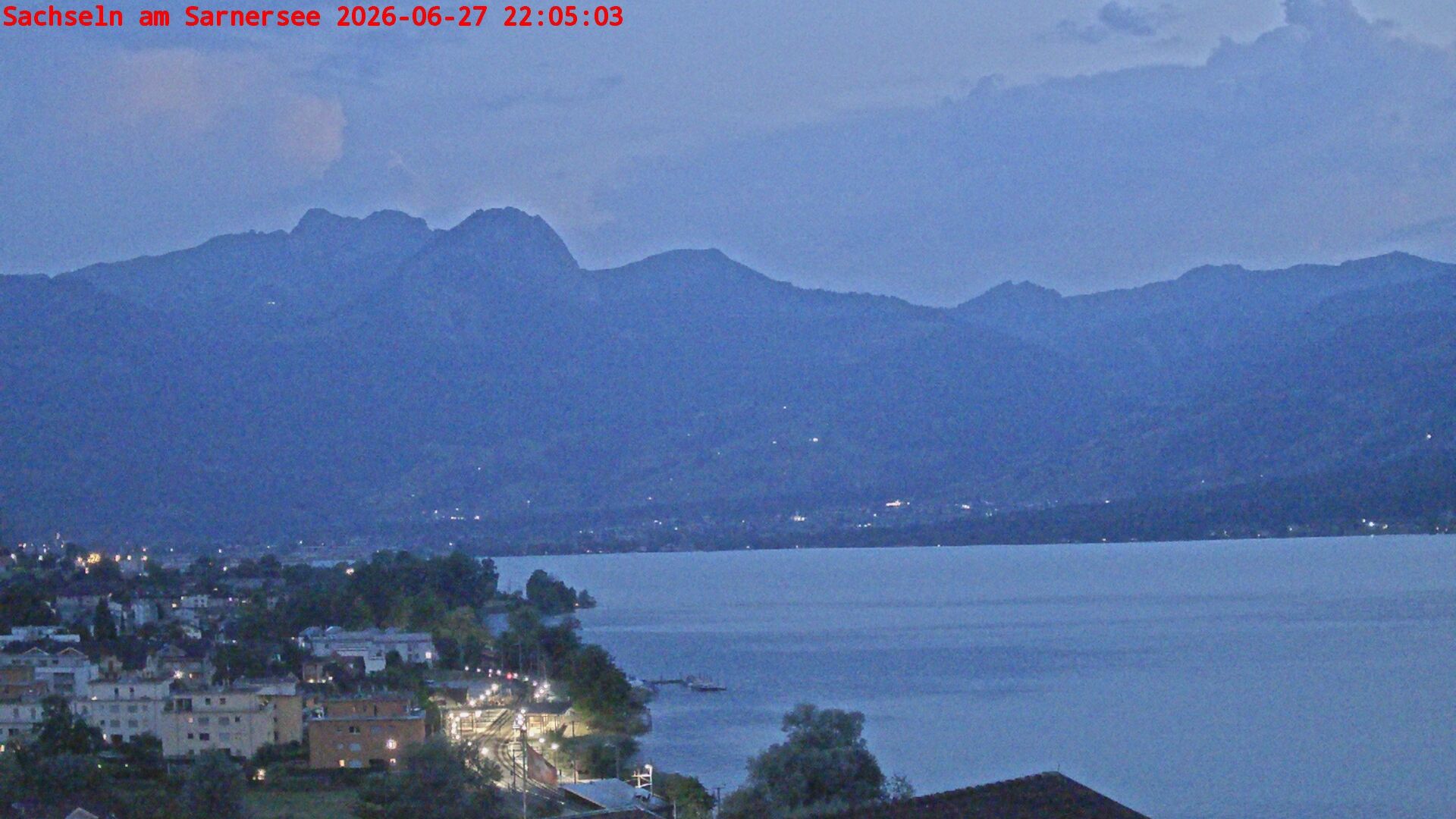 Sachseln › Südwesten: Banc au bord du Lac de Sarnen - Höch Gumme