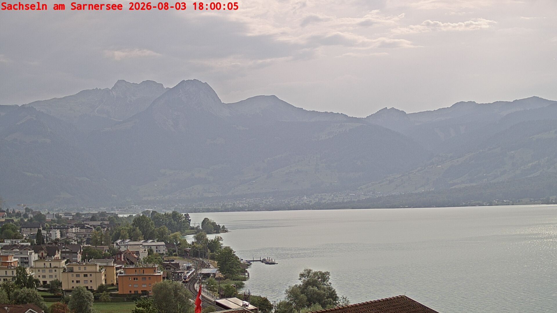 Sachseln › Südwesten: Banc au bord du Lac de Sarnen - Höch Gumme