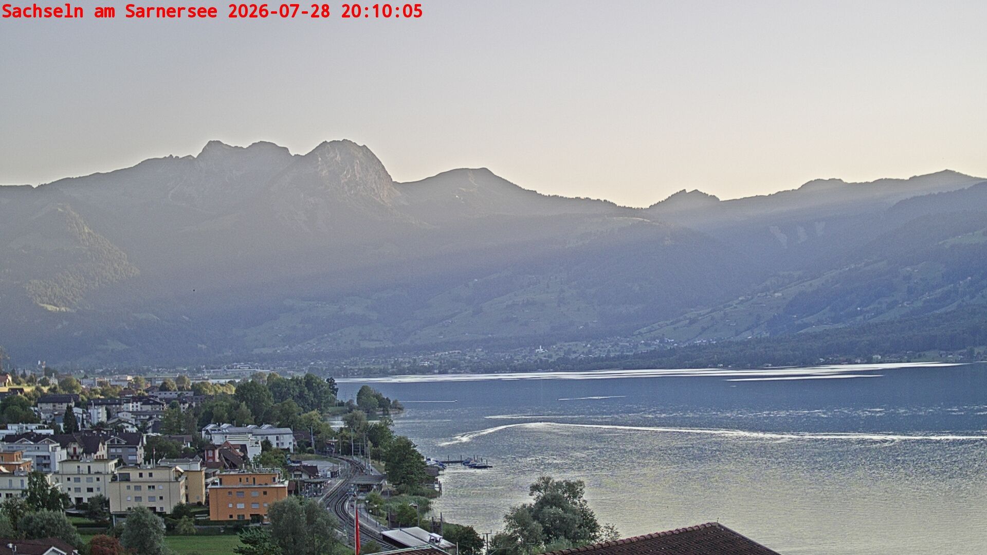 Sachseln › Südwesten: Banc au bord du Lac de Sarnen - Höch Gumme
