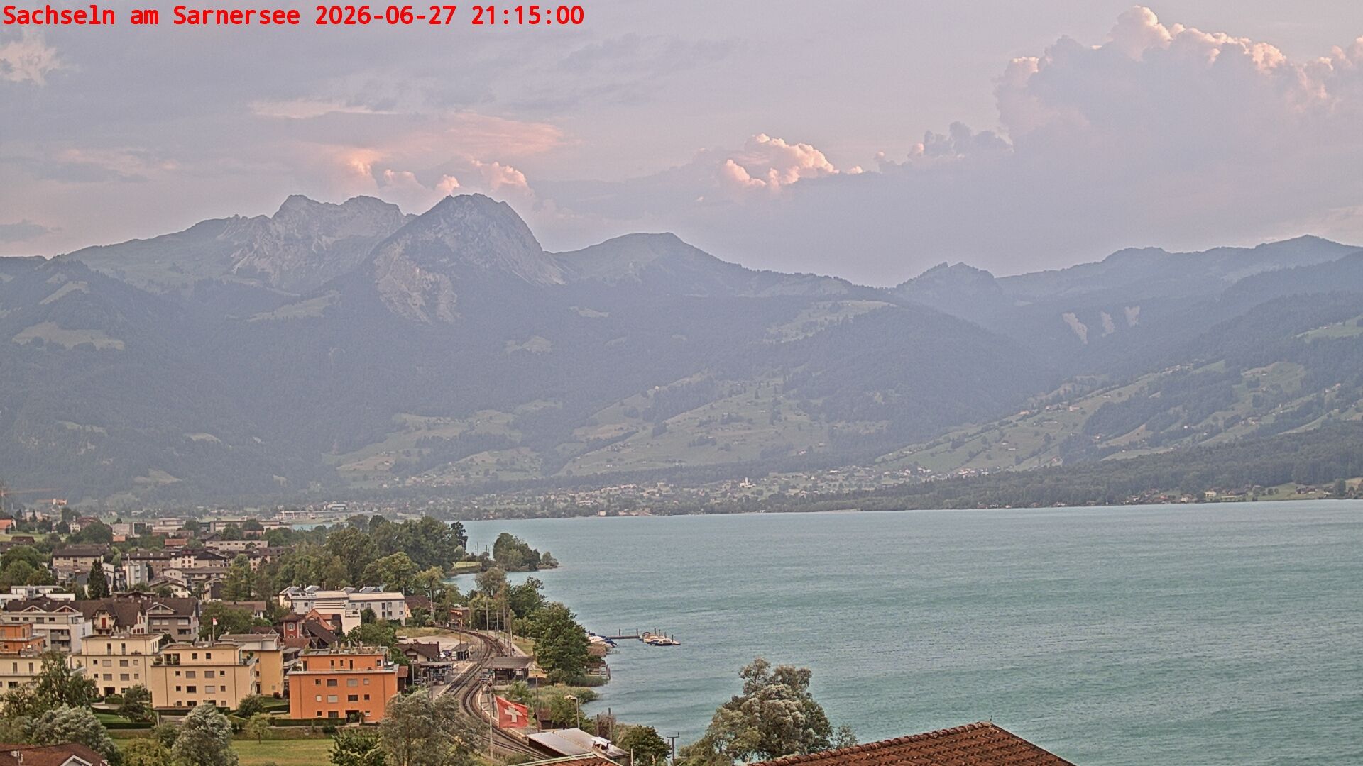 Sachseln › Südwesten: Banc au bord du Lac de Sarnen - Höch Gumme