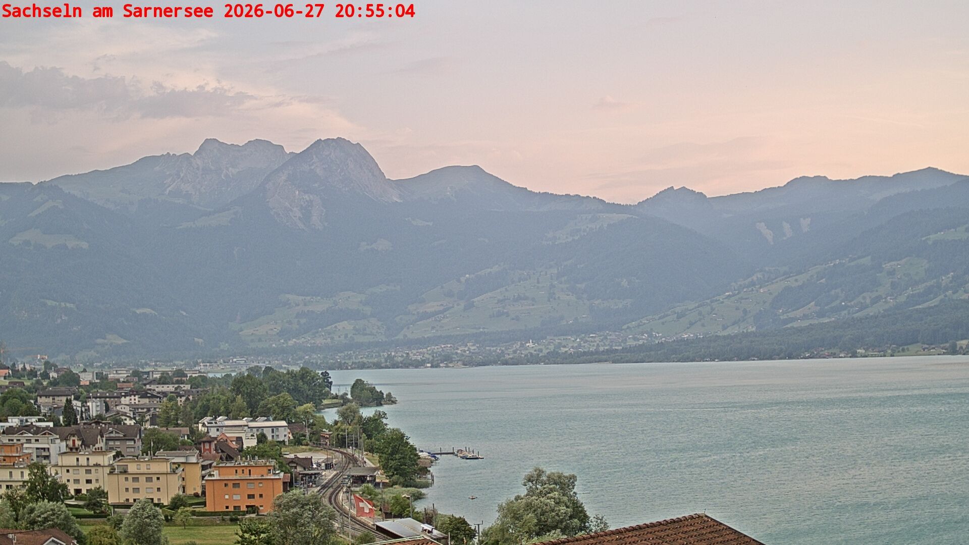 Sachseln › Südwesten: Banc au bord du Lac de Sarnen - Höch Gumme