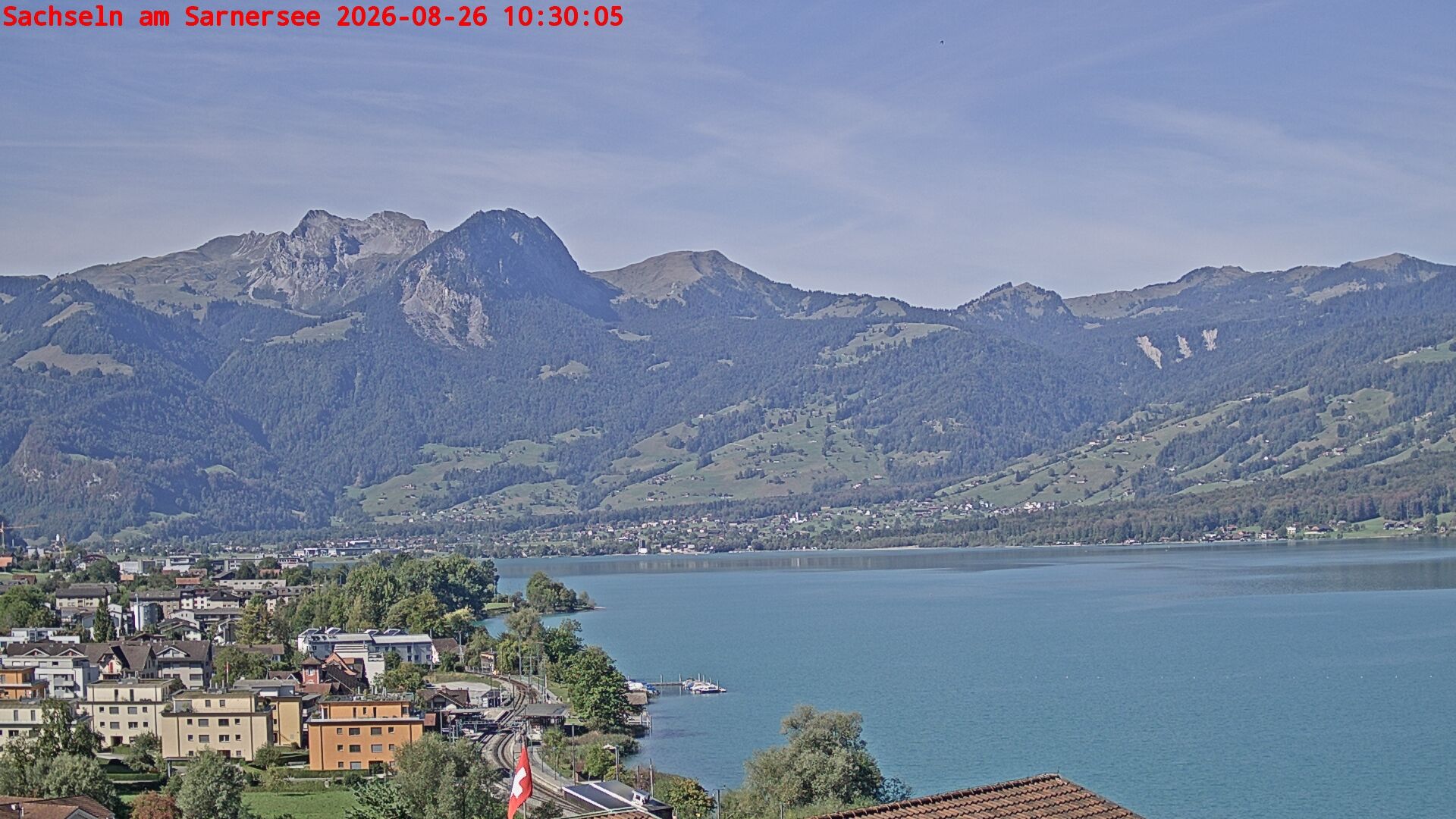 Sachseln › Südwesten: Banc au bord du Lac de Sarnen - Höch Gumme