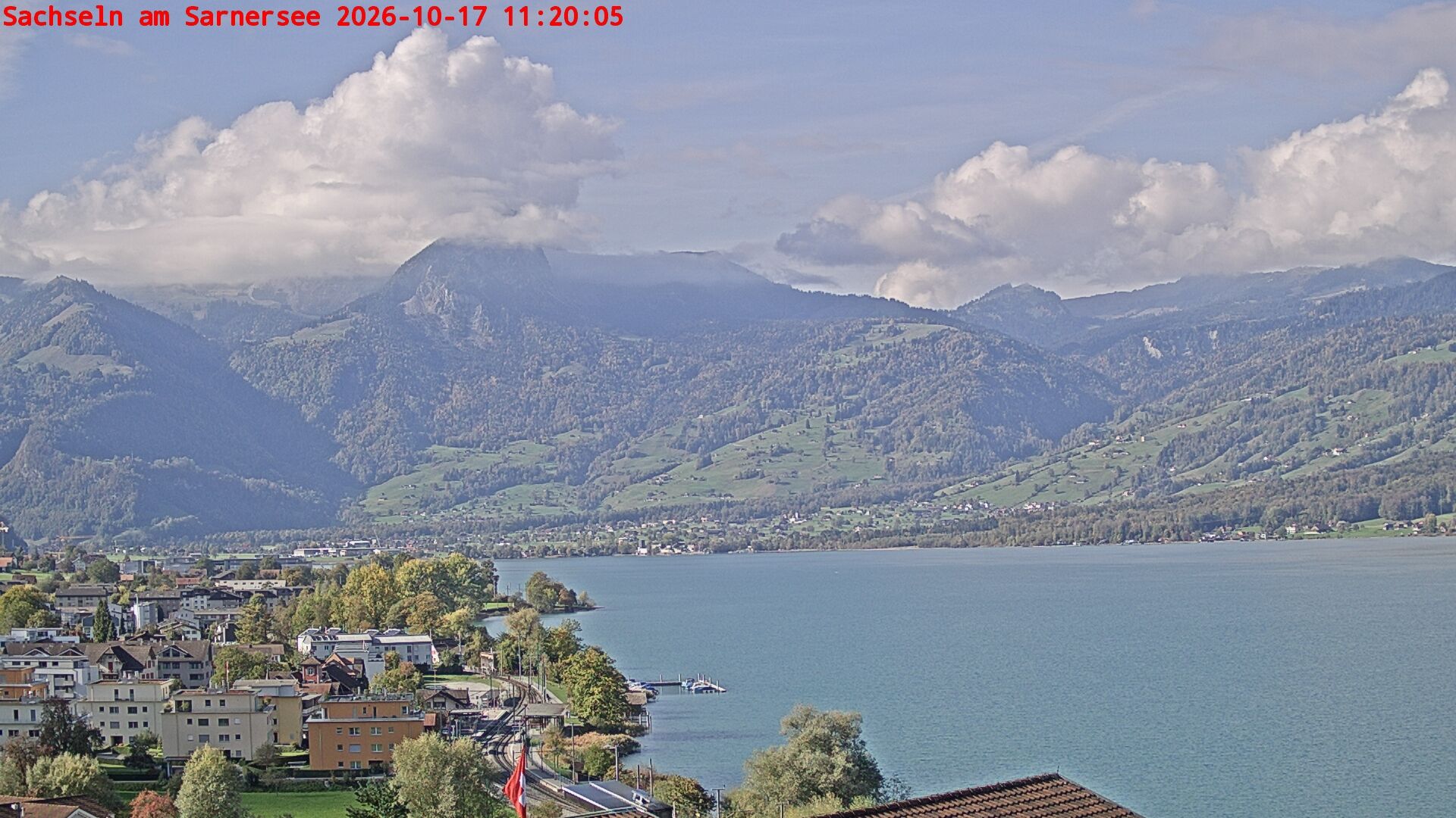 Sachseln › Südwesten: Banc au bord du Lac de Sarnen - Höch Gumme