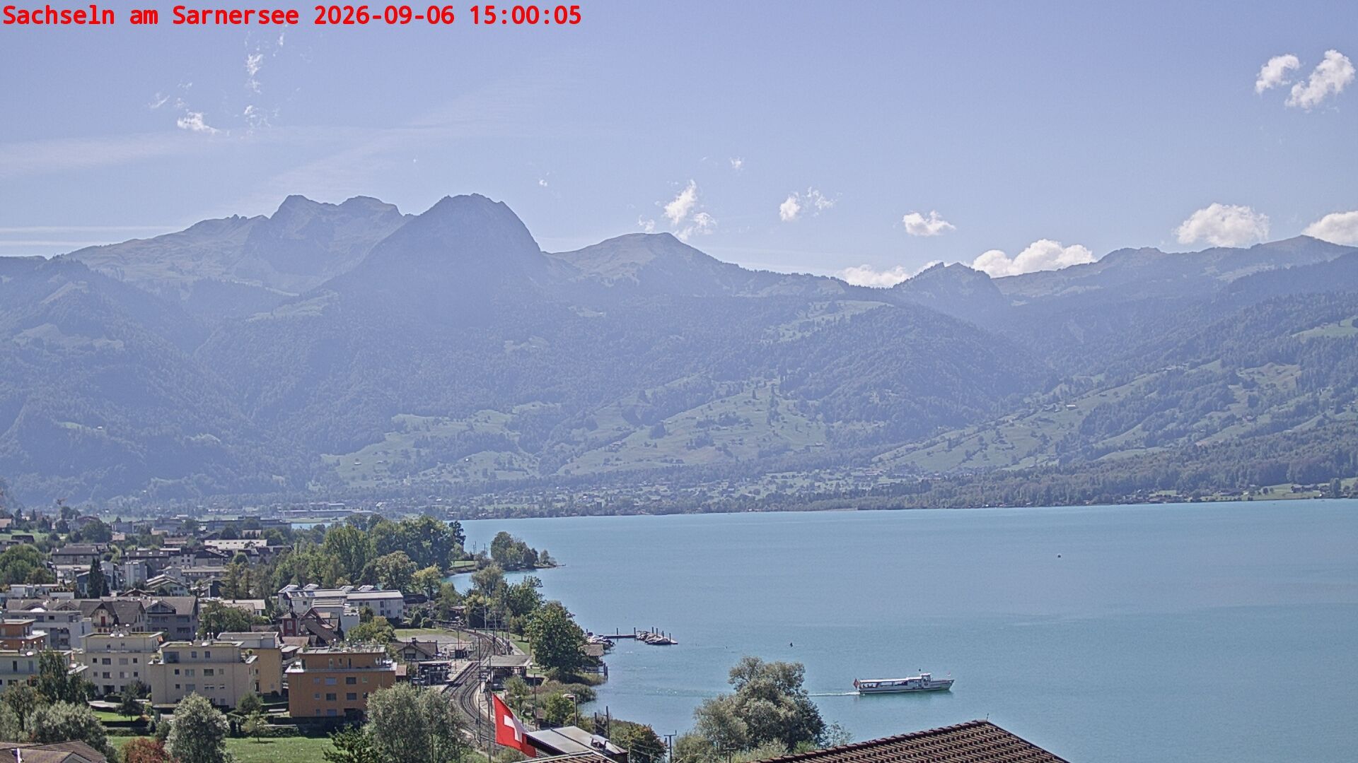 Sachseln › Südwesten: Banc au bord du Lac de Sarnen - Höch Gumme