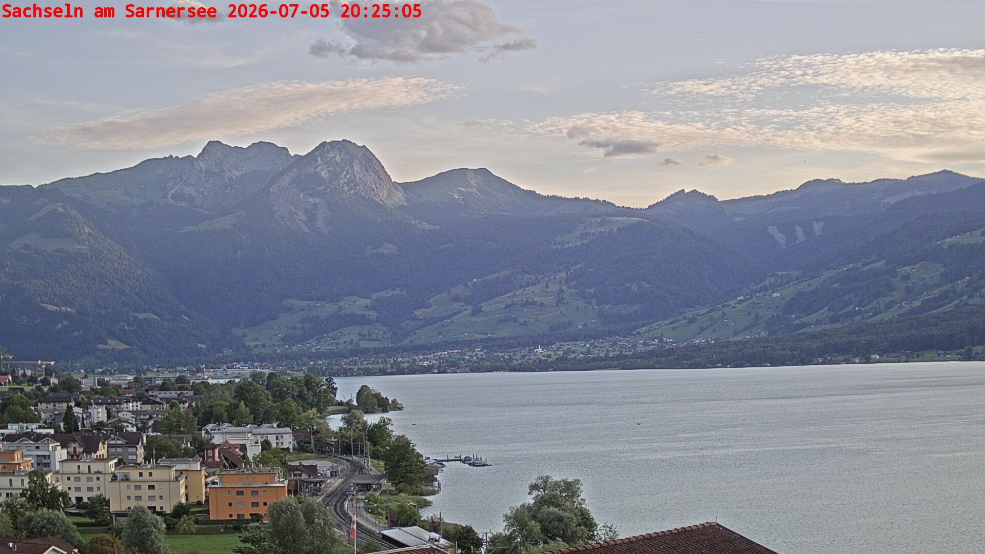 Sachseln › Südwesten: Banc au bord du Lac de Sarnen - Höch Gumme