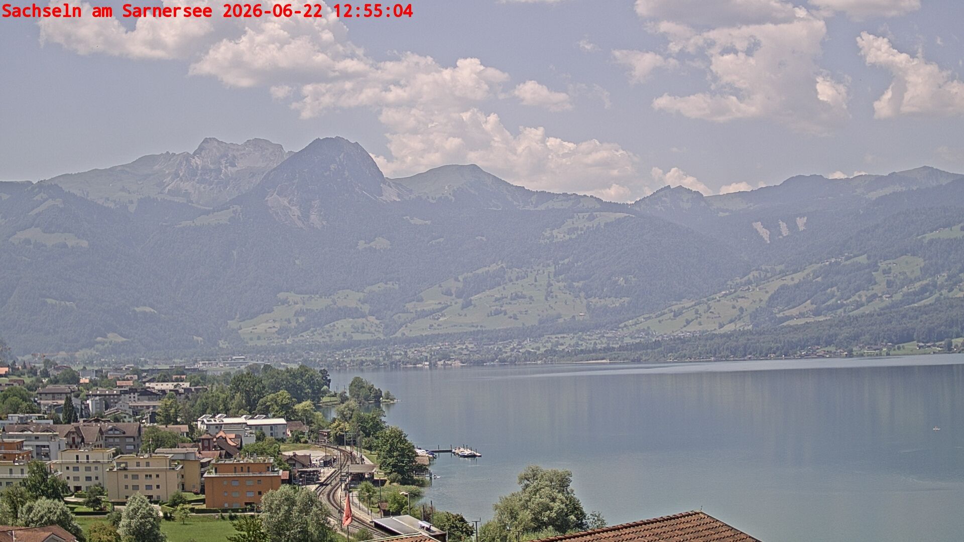Sachseln › Südwesten: Banc au bord du Lac de Sarnen - Höch Gumme