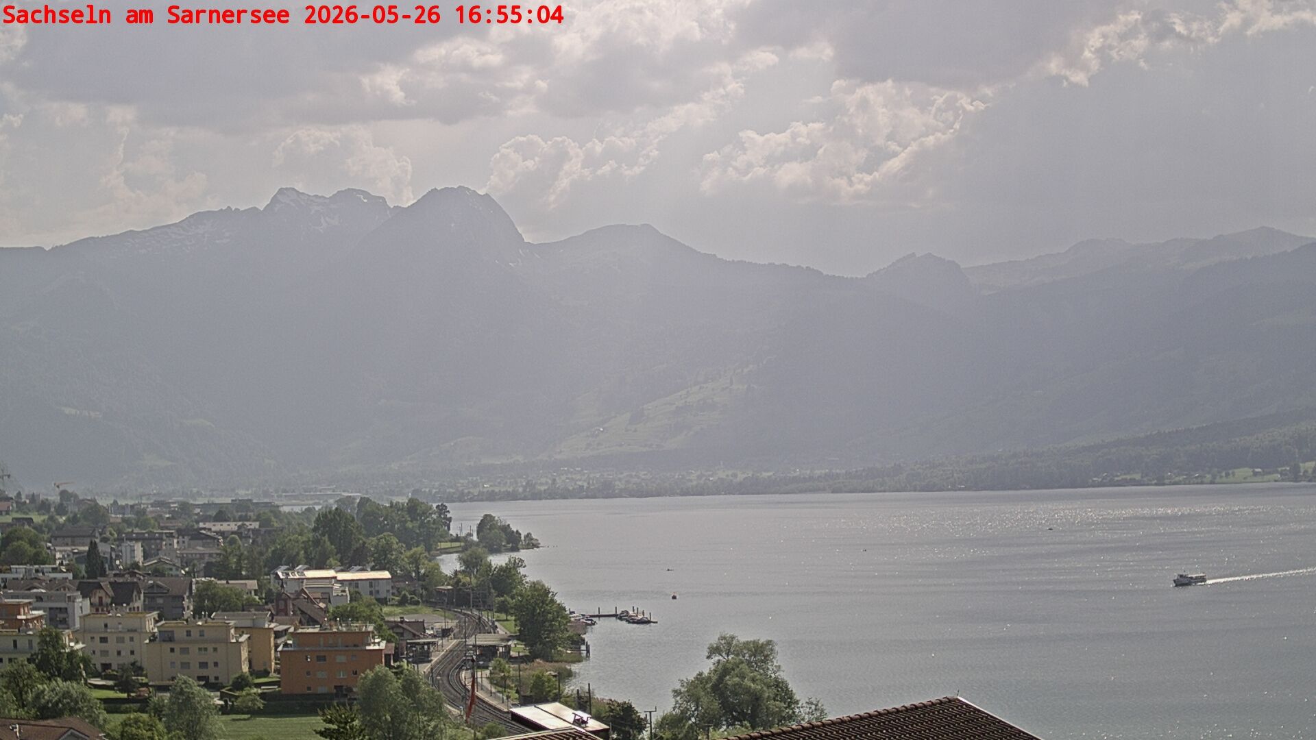 Sachseln › Südwesten: Banc au bord du Lac de Sarnen - Höch Gumme