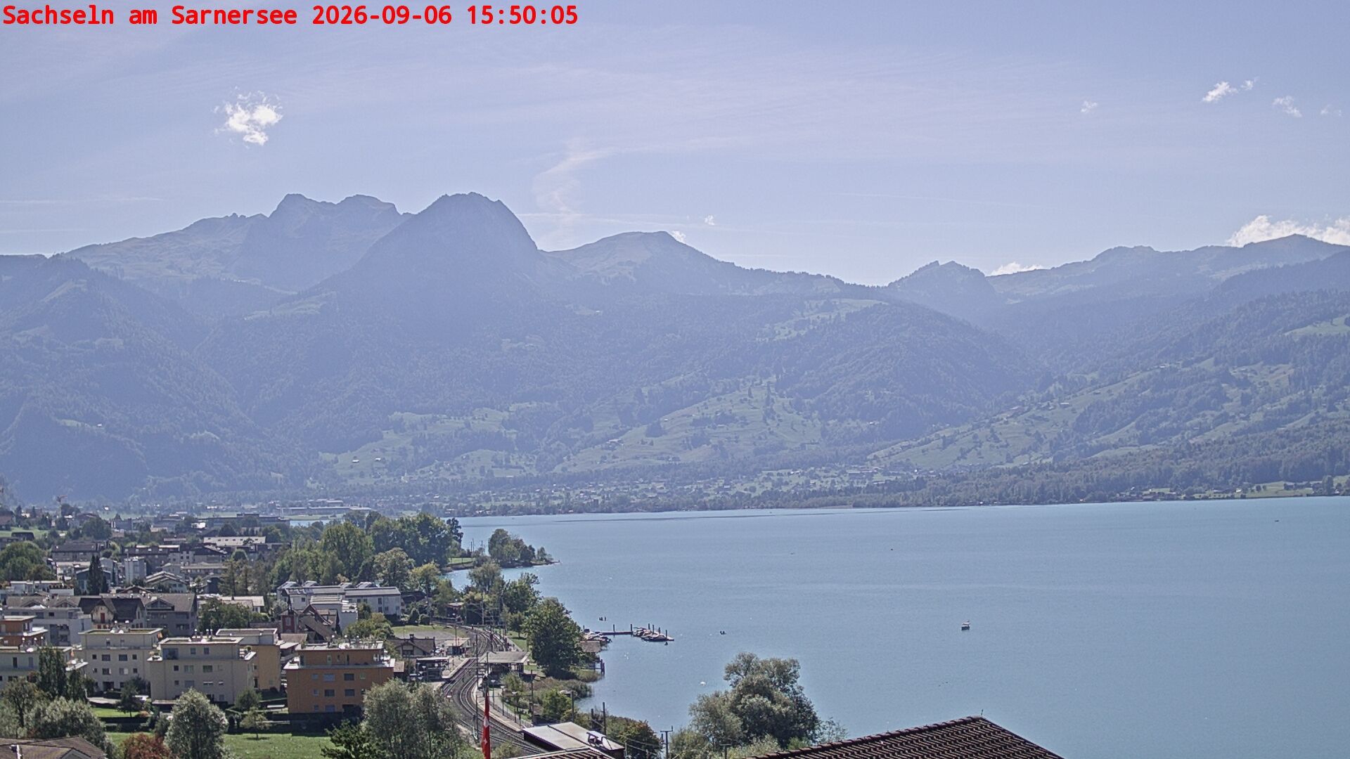 Sachseln › Südwesten: Banc au bord du Lac de Sarnen - Höch Gumme