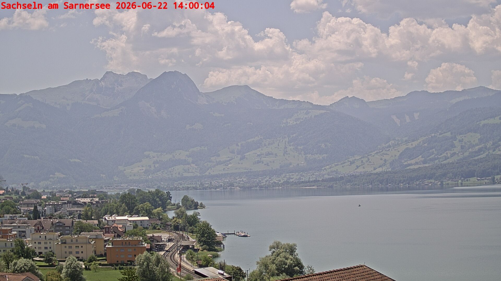 Sachseln › Südwesten: Banc au bord du Lac de Sarnen - Höch Gumme