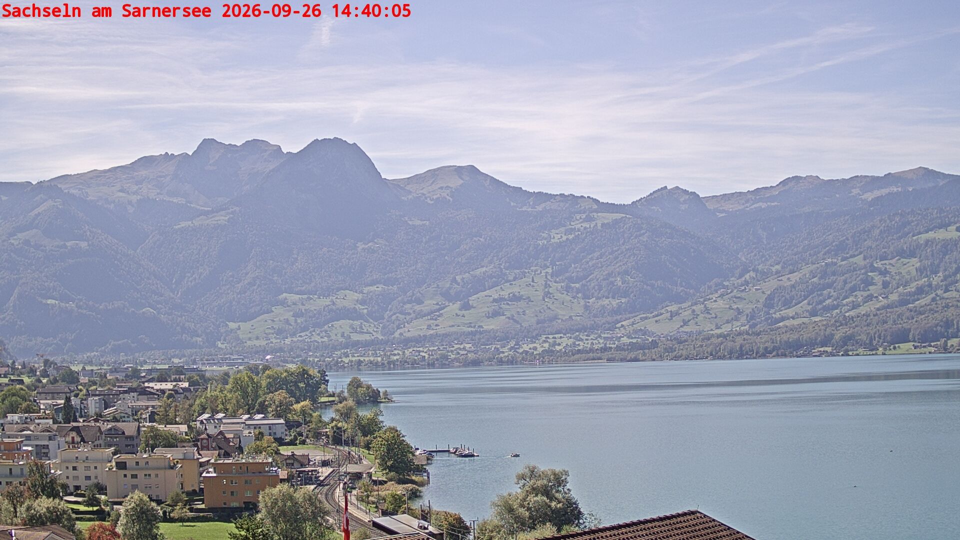 Sachseln › Südwesten: Banc au bord du Lac de Sarnen - Höch Gumme