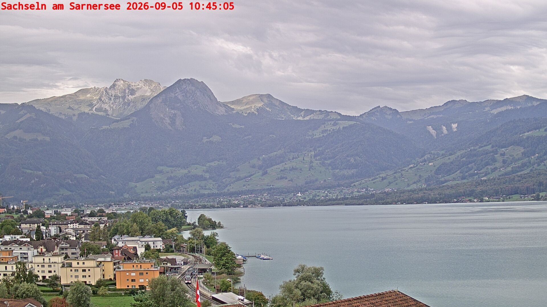 Sachseln › Südwesten: Banc au bord du Lac de Sarnen - Höch Gumme