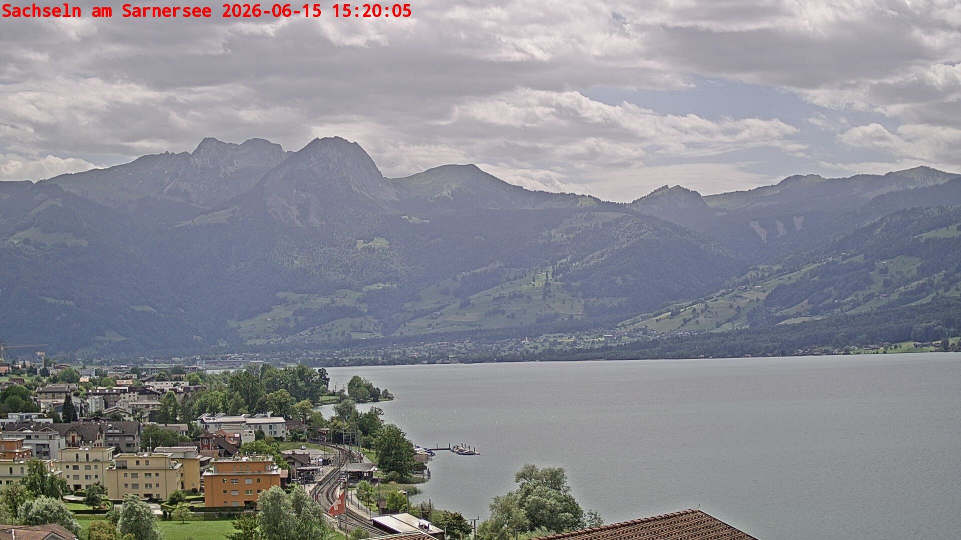 Sachseln › Südwesten: Banc au bord du Lac de Sarnen - Höch Gumme