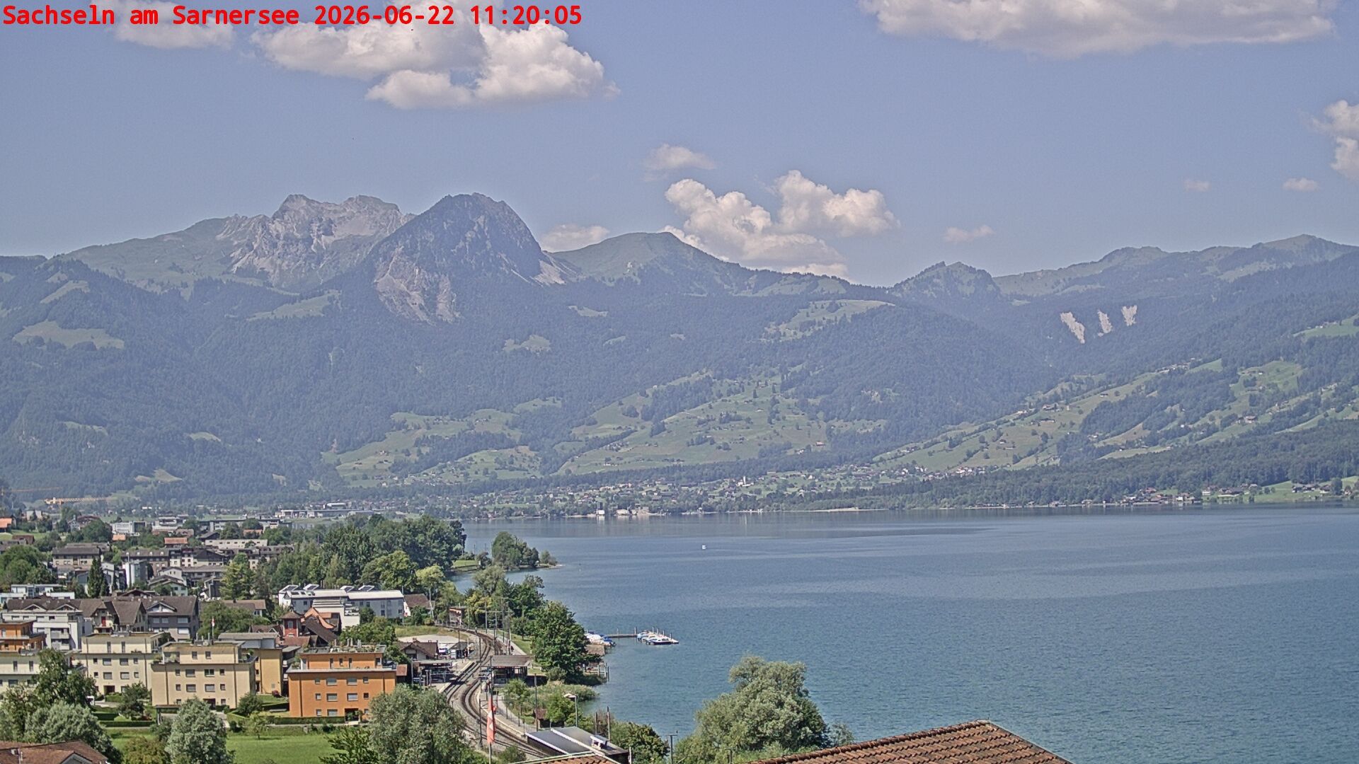 Sachseln › Südwesten: Banc au bord du Lac de Sarnen - Höch Gumme