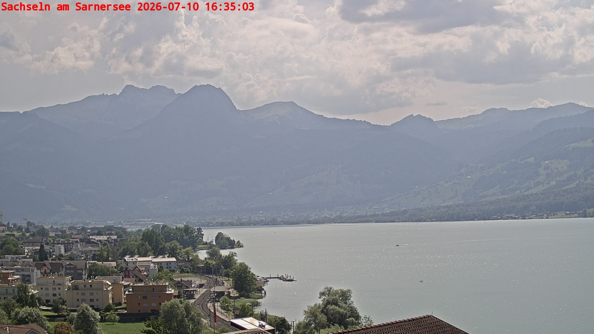 Sachseln › Südwesten: Banc au bord du Lac de Sarnen - Höch Gumme