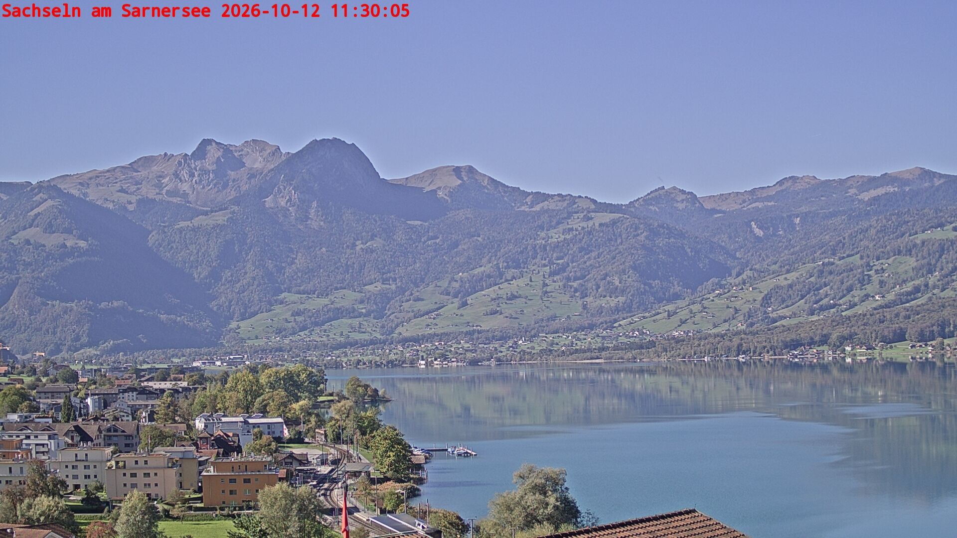 Sachseln › Südwesten: Banc au bord du Lac de Sarnen - Höch Gumme