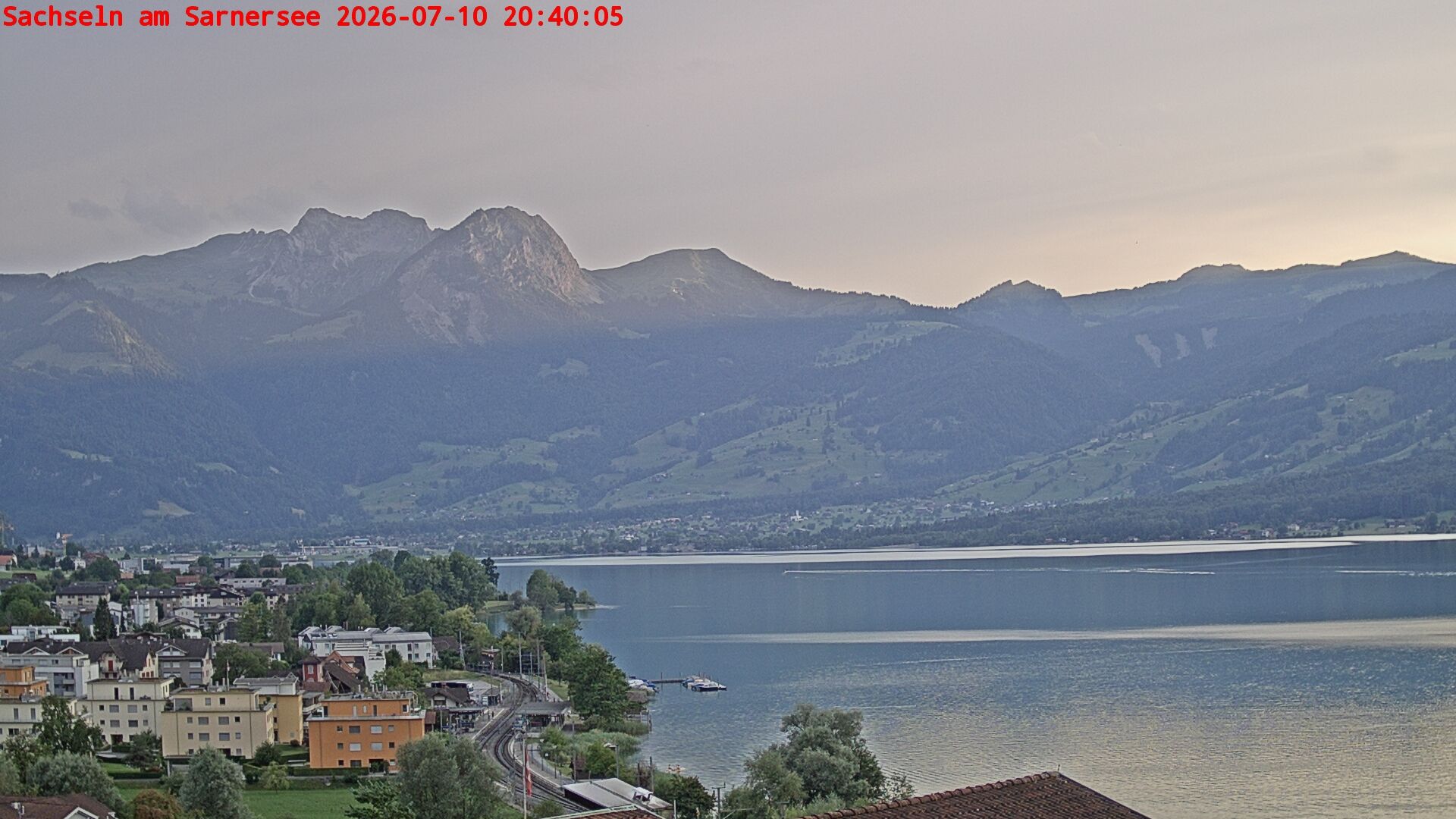 Sachseln › Südwesten: Banc au bord du Lac de Sarnen - Höch Gumme