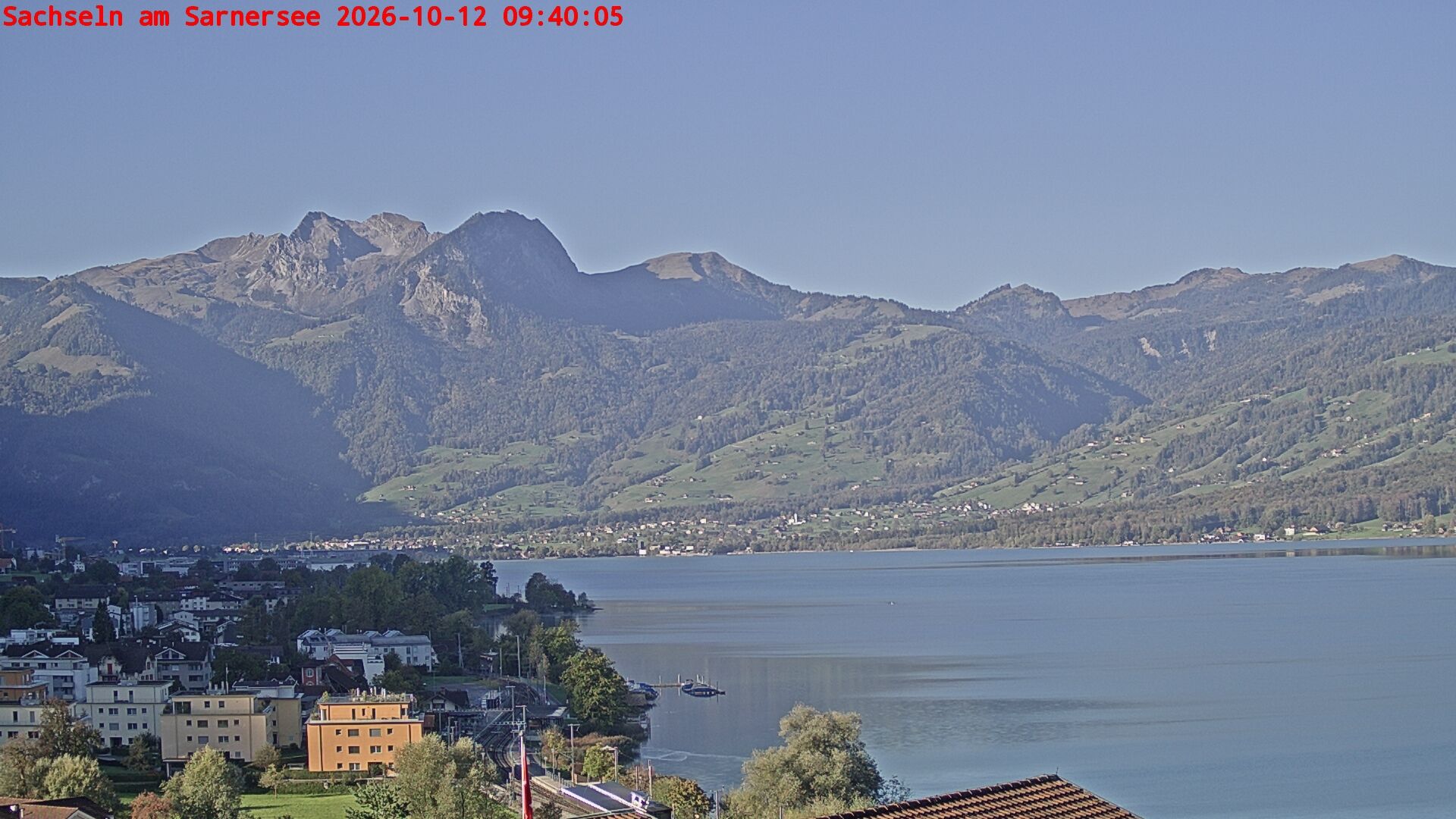 Sachseln › Südwesten: Banc au bord du Lac de Sarnen - Höch Gumme