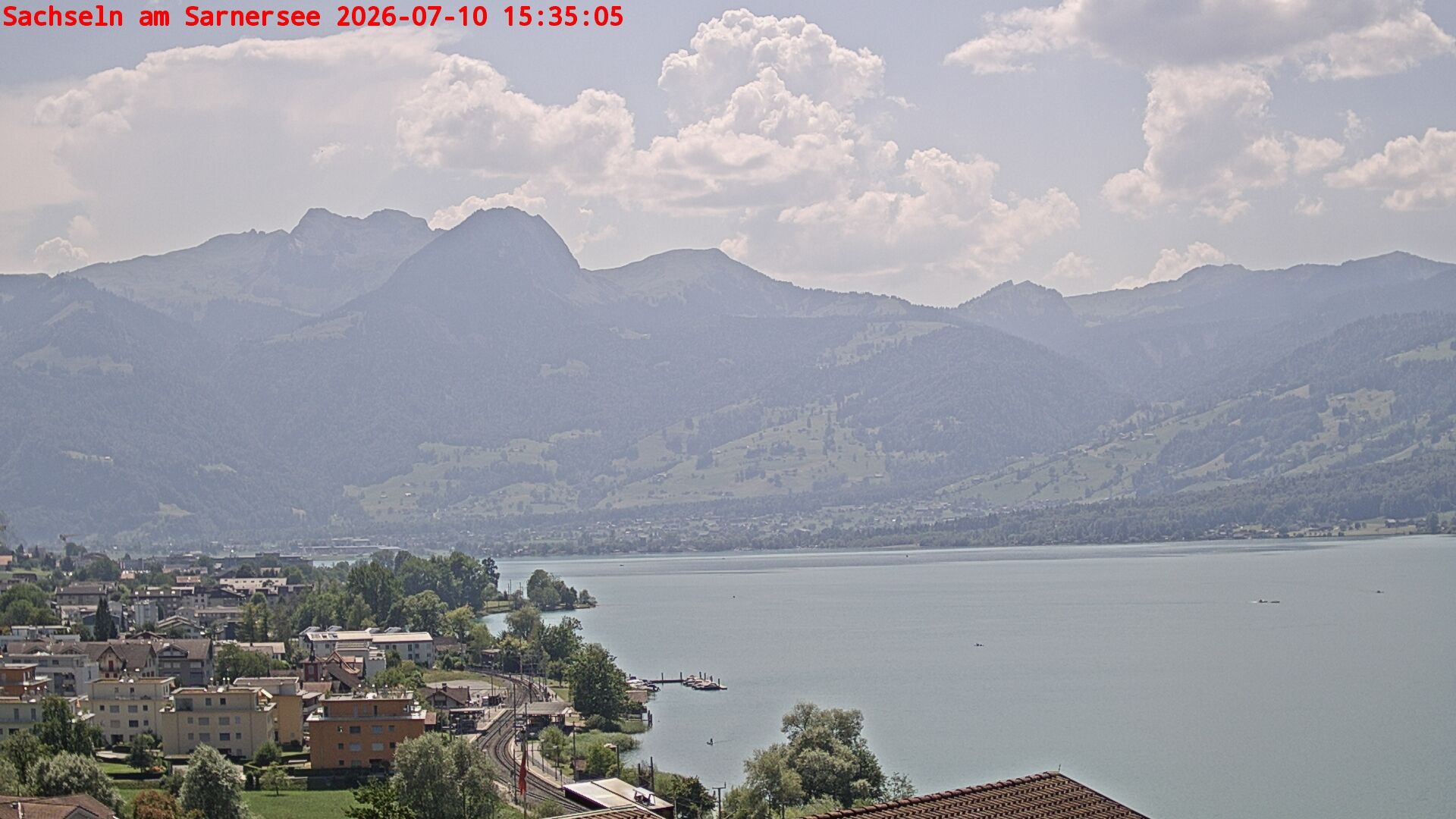 Sachseln › Südwesten: Banc au bord du Lac de Sarnen - Höch Gumme