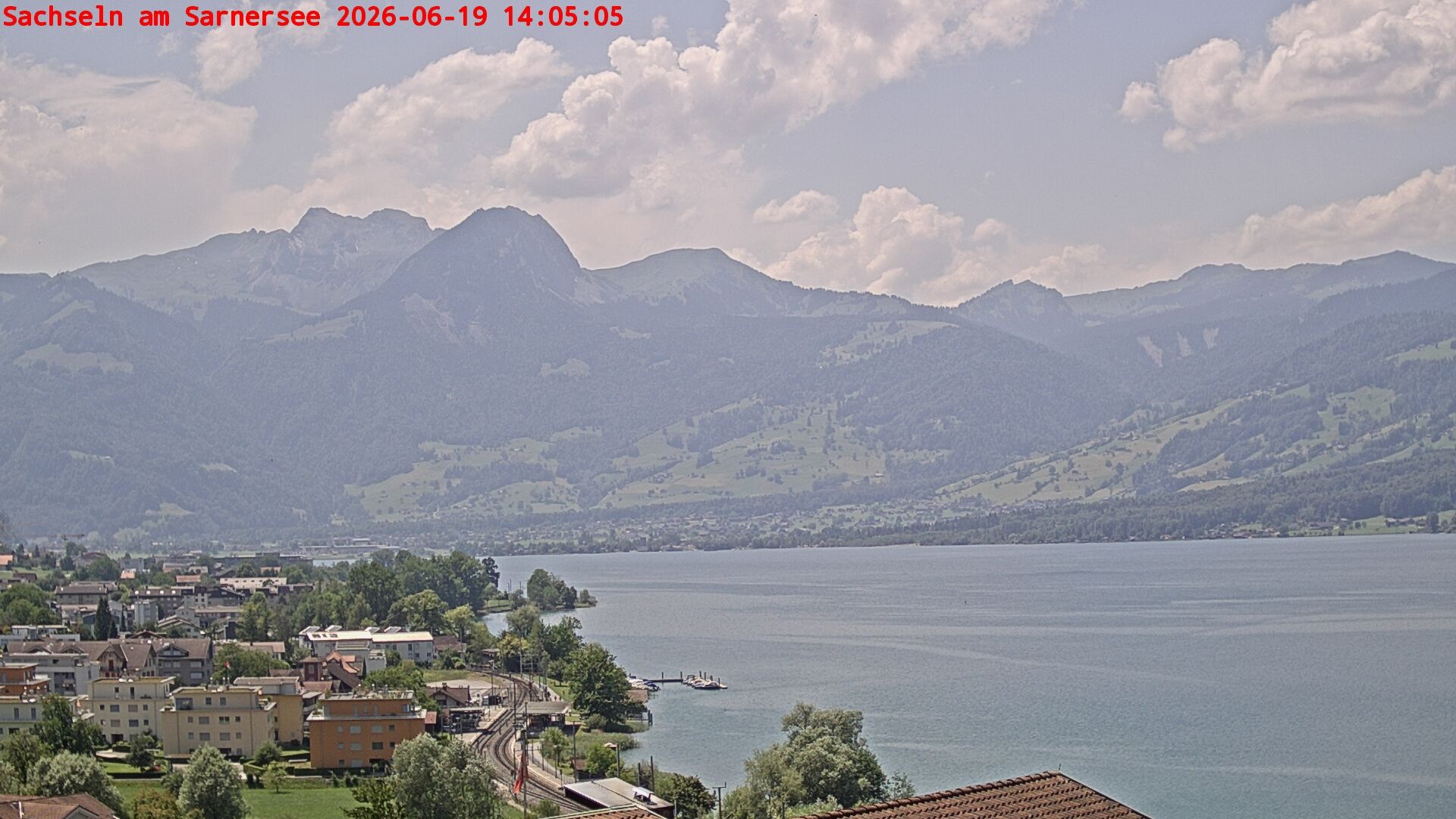 Sachseln › Südwesten: Banc au bord du Lac de Sarnen - Höch Gumme
