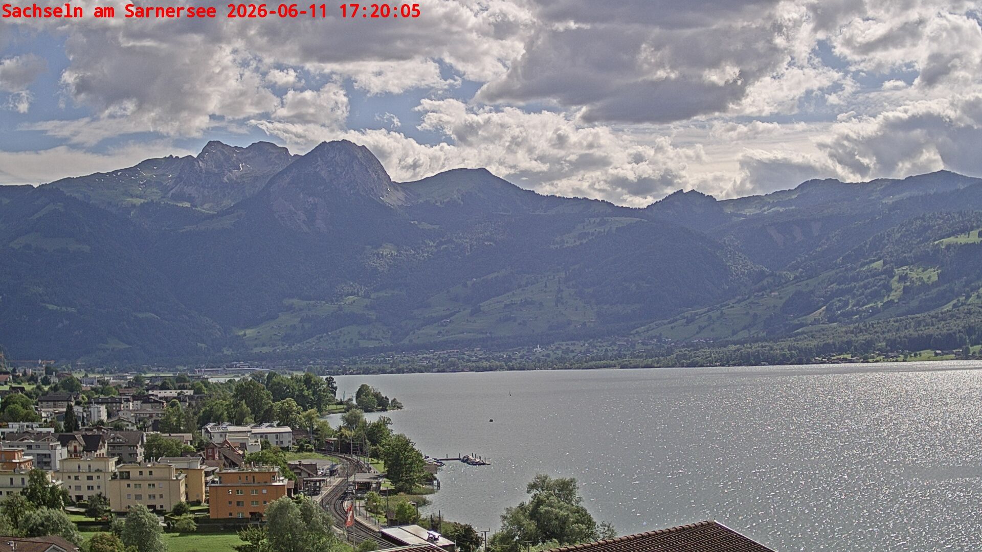 Sachseln › Südwesten: Banc au bord du Lac de Sarnen - Höch Gumme