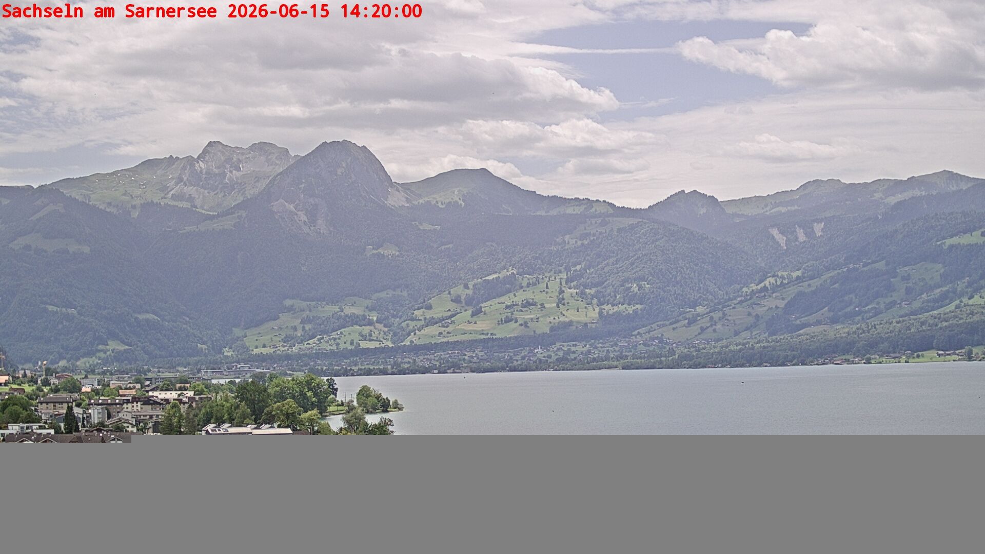Sachseln › Südwesten: Banc au bord du Lac de Sarnen - Höch Gumme