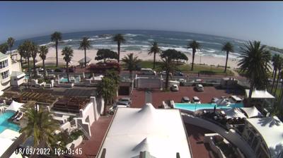 Vue webcam de jour à partir de Camps Bay: Camps Bay Beach
