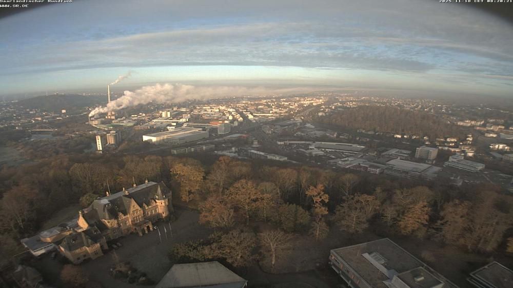 Traffic Cam Saarbrucken › North: Sendemast - Halberg
