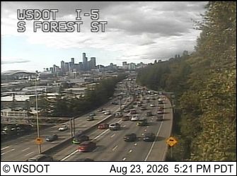 Traffic Cam Seattle: I-5 at MP 163.4: S. Forest St