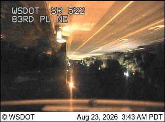 Traffic Cam Kenmore: SR 522 at MP 8.1: 83rd Pl NE