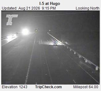 Traffic Cam Pleasant Valley: I-5 at Hugo