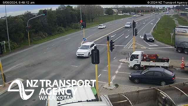 Traffic view of Rolleston South Webcam