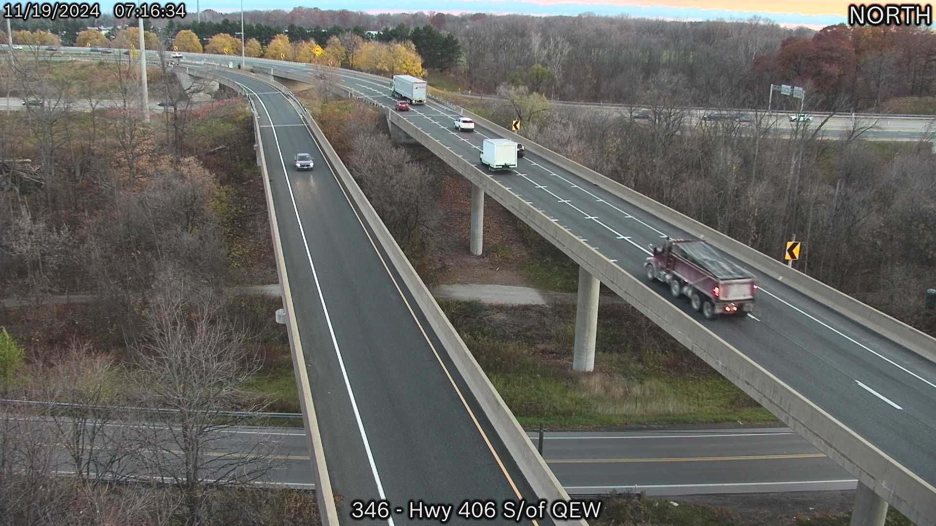 Traffic Cam St. Catharines: 406 S/B Ramp