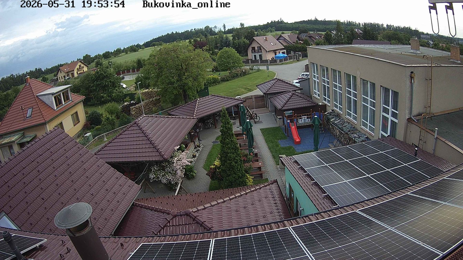 Traffic Cam Bukovinka: Jihomoravský kraj, Česko: Hostinec Rakovec