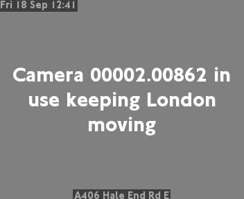 Traffic Cam London Borough of Haringey: A406 Hale End Rd E
