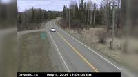 Interlakes › West: Hwy 24, 63 km west of Little Fort, looking west - Day time