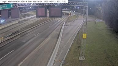 Traffic Cam Gothenburg: Tingstadstunneln N