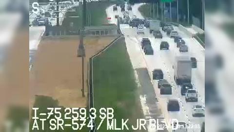 Traffic Cam Mango: I-75 at SR 574 - MLK Jr Blvd