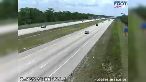 Traffic Cam North Port: 1844S_75_N/O_PONCE_DE_LEON_BLVD_M184
