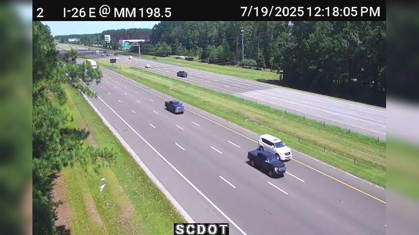 Traffic Cam Weatherstone: I-26 E @ MM 198.5