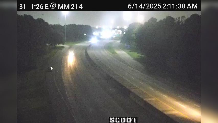 Traffic Cam North Charleston: I-26 E @ MM 214