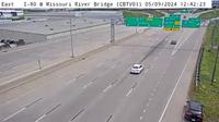 Council Bluffs: CB - I-80 @ Missouri River Bridge (01) - Overdag