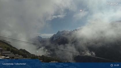 Wiler: Lauchernalp - Bergstation Luftseilbahn - Lauchernalp, Lötschenlücke