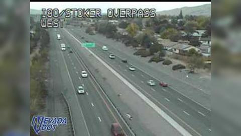 Traffic Cam West Reno: I-80 at Stoker Overpass