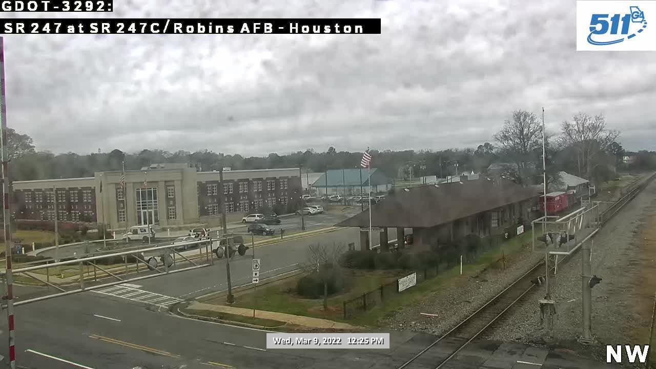 Traffic Cam Robins Air Force Base: GDOT-CAM-SR-.