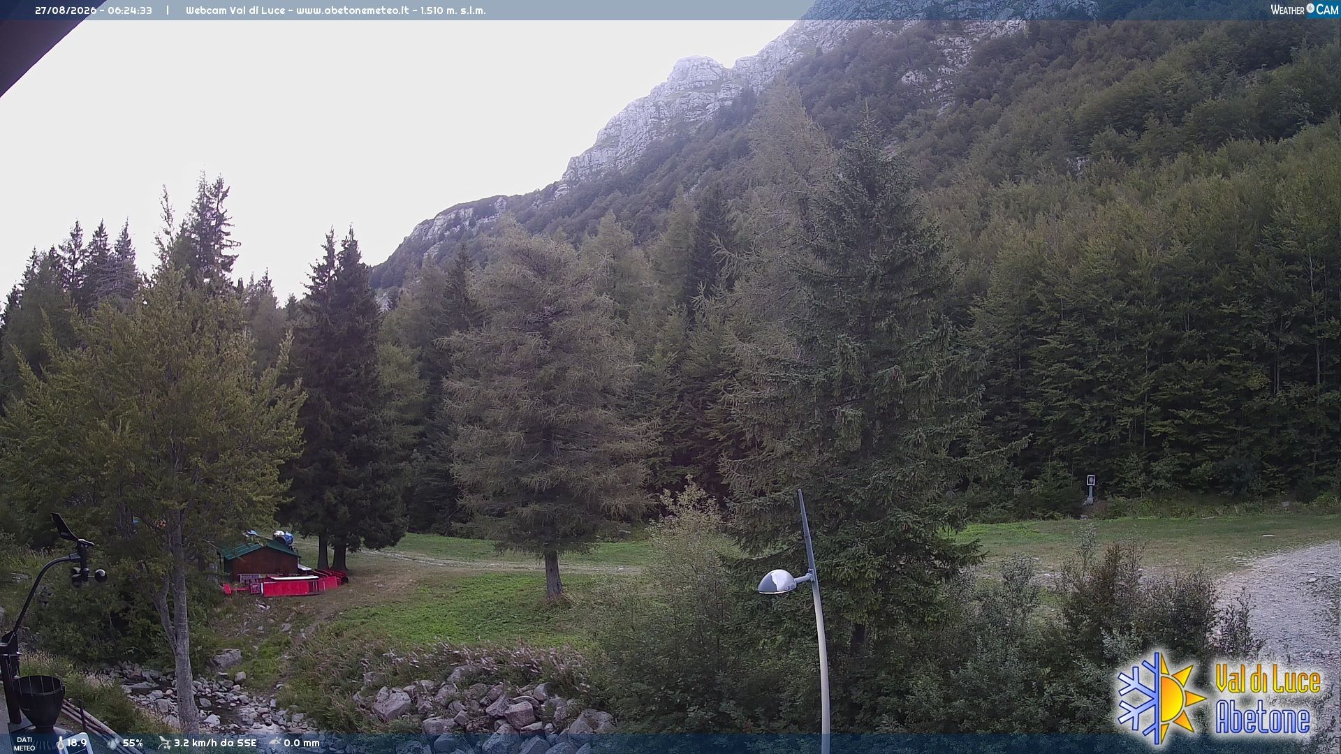 Traffic Cam Abetone Cutigliano › South: Via Val di Luce