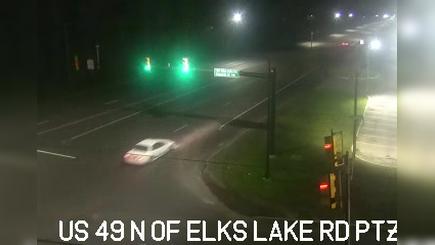 Traffic Cam Palmers Crossing: US 49 at Elks Lake Rd