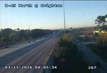 Traffic Cam Conroe › South: I-45 North @ Crighton